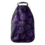 Purple Crystal Cosmic Galaxy Space Print Car Seat Organizers