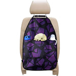 Purple Crystal Cosmic Galaxy Space Print Car Seat Organizers