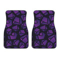 Purple Crystal Cosmic Galaxy Space Print Front Car Floor Mats