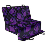 Purple Crystal Cosmic Galaxy Space Print Pet Car Back Seat Cover