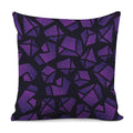 Purple Crystal Cosmic Galaxy Space Print Pillow Cover