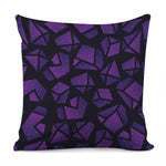 Purple Crystal Cosmic Galaxy Space Print Pillow Cover