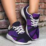 Purple Crystal Cosmic Galaxy Space Print Sport Shoes GearFrost