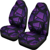 Purple Crystal Cosmic Galaxy Space Print Universal Fit Car Seat Covers