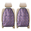 Purple Cupcake Pattern Print Car Seat Organizers