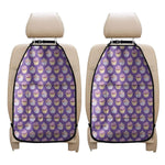 Purple Cupcake Pattern Print Car Seat Organizers