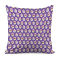 Purple Cupcake Pattern Print Pillow Cover