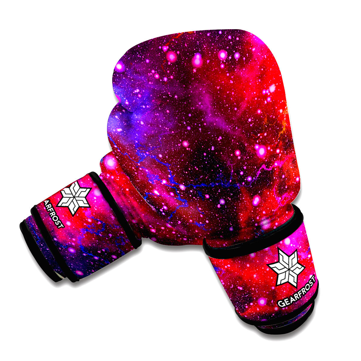 Purple Dark Galaxy Space Print Boxing Gloves