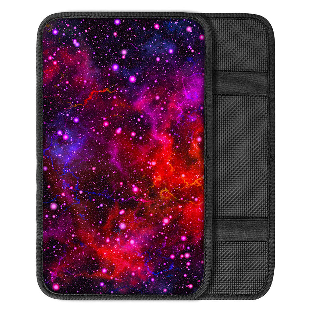 Purple Dark Galaxy Space Print Car Center Console Cover