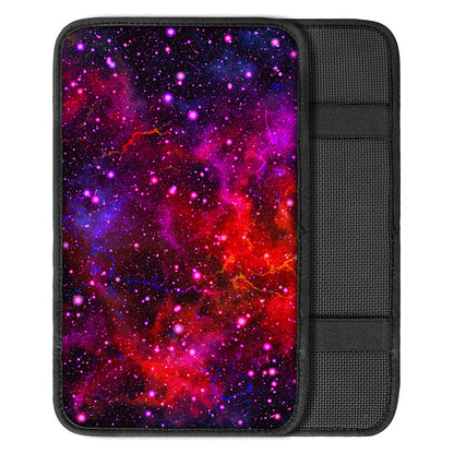 Purple Dark Galaxy Space Print Car Center Console Cover
