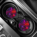 Purple Dark Galaxy Space Print Car Coasters