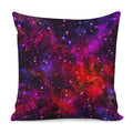 Purple Dark Galaxy Space Print Pillow Cover