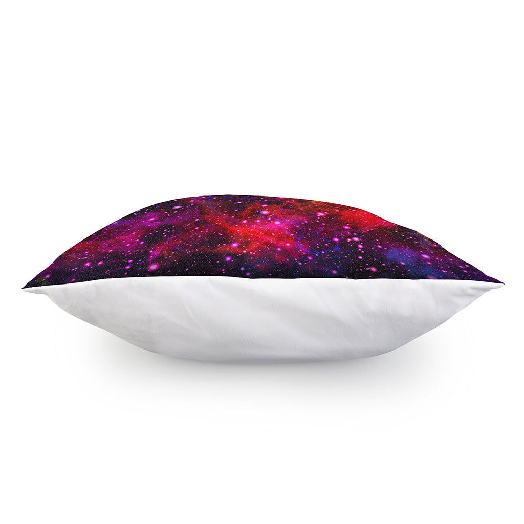 Purple Dark Galaxy Space Print Pillow Cover