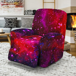 Purple Dark Galaxy Space Print Recliner Slipcover