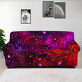Purple Dark Galaxy Space Print Sofa Cover