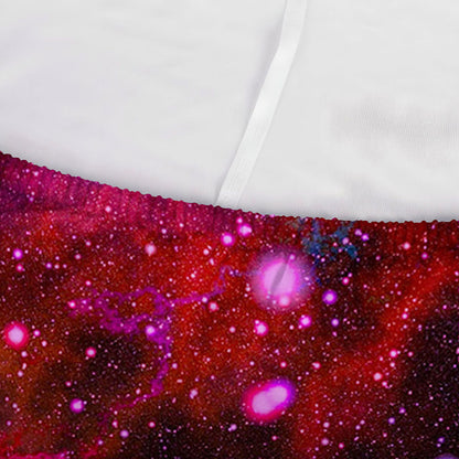 Purple Dark Galaxy Space Print Sofa Cover