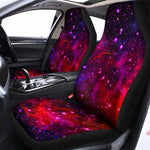 Purple Dark Galaxy Space Print Universal Fit Car Seat Covers