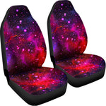 Purple Dark Galaxy Space Print Universal Fit Car Seat Covers