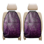 Purple Disco Lights Pattern Print Car Seat Organizers