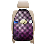 Purple Disco Lights Pattern Print Car Seat Organizers