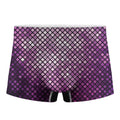 Purple Disco Lights Pattern Print Men's Boxer Briefs