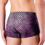 Purple Disco Lights Pattern Print Men's Boxer Briefs