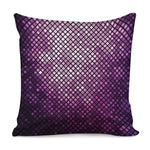 Purple Disco Lights Pattern Print Pillow Cover