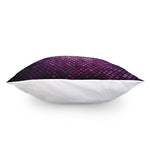 Purple Disco Lights Pattern Print Pillow Cover