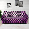 Purple Disco Lights Pattern Print Sofa Cover