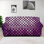 Purple Disco Lights Pattern Print Sofa Cover