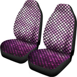 Purple Disco Lights Pattern Print Universal Fit Car Seat Covers