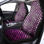 Purple Disco Lights Pattern Print Universal Fit Car Seat Covers