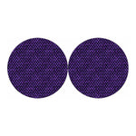 Purple Dragon Scales Pattern Print Car Coasters