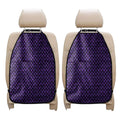 Purple Dragon Scales Pattern Print Car Seat Organizers