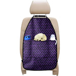 Purple Dragon Scales Pattern Print Car Seat Organizers