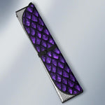 Purple Dragon Scales Pattern Print Car Sun Shade GearFrost