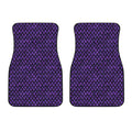 Purple Dragon Scales Pattern Print Front Car Floor Mats
