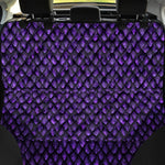 Purple Dragon Scales Pattern Print Pet Car Back Seat Cover