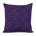 Purple Dragon Scales Pattern Print Pillow Cover