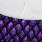 Purple Dragon Scales Pattern Print Sofa Cover