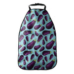 Purple Eggplant Pattern Print Car Seat Organizers