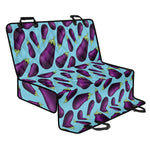 Purple Eggplant Pattern Print Pet Car Back Seat Cover