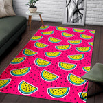 Purple Fancy Watermelon Pattern Print Area Rug GearFrost
