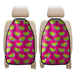 Purple Fancy Watermelon Pattern Print Car Seat Organizers