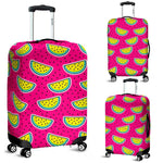 Purple Fancy Watermelon Pattern Print Luggage Cover GearFrost
