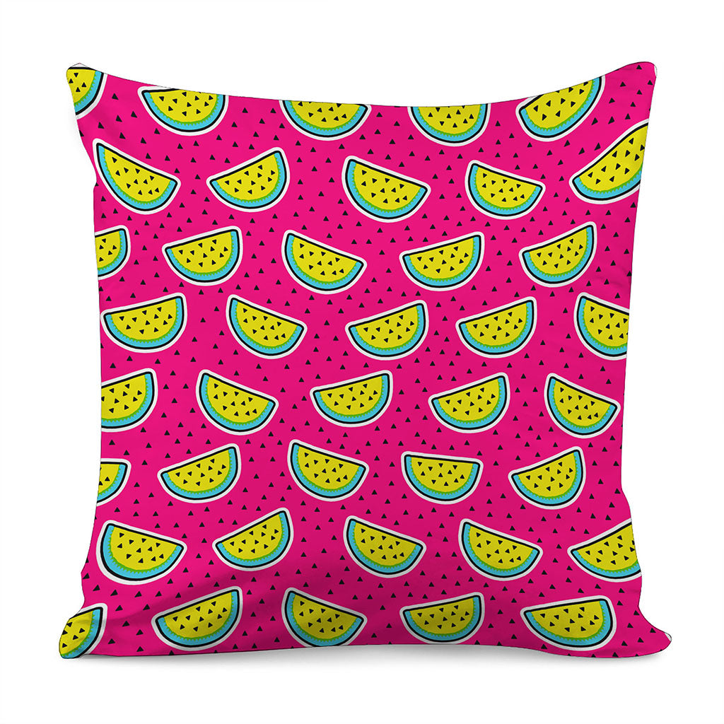 Purple Fancy Watermelon Pattern Print Pillow Cover