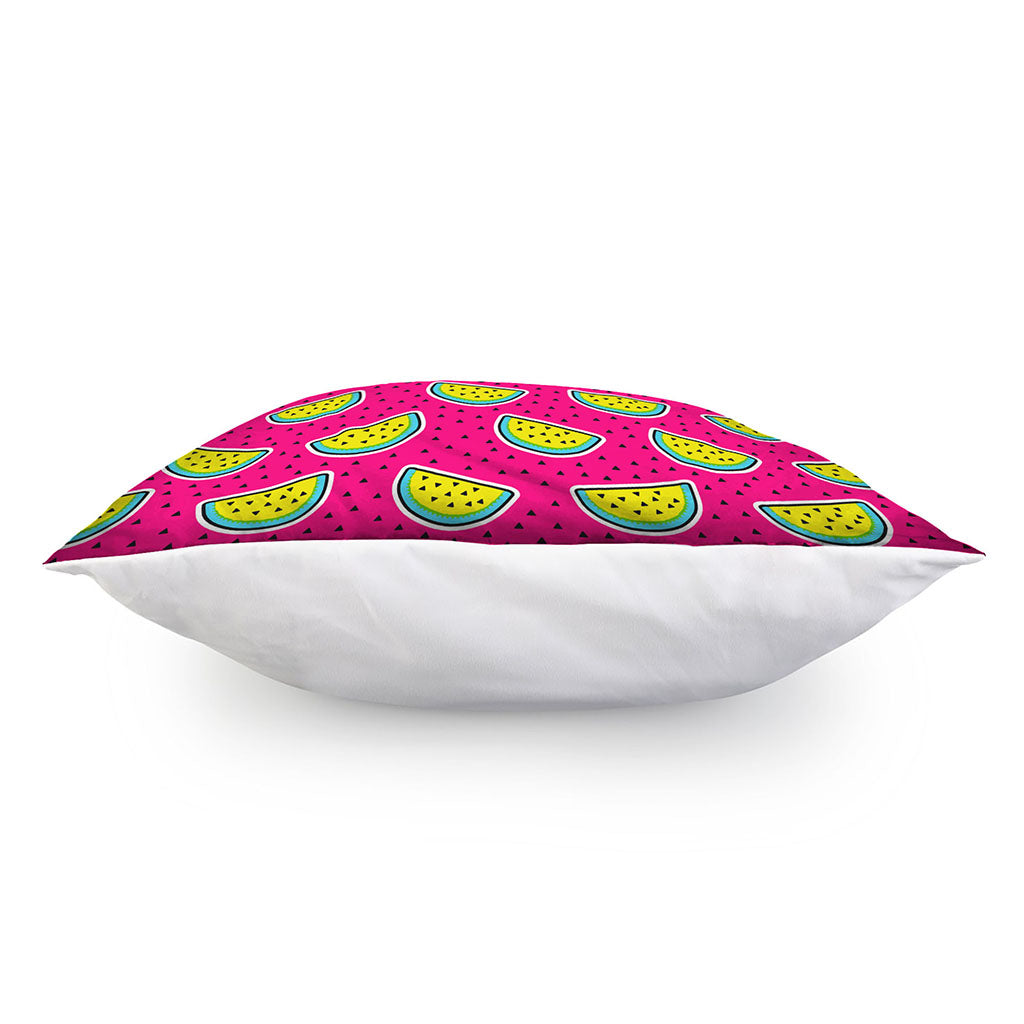 Purple Fancy Watermelon Pattern Print Pillow Cover