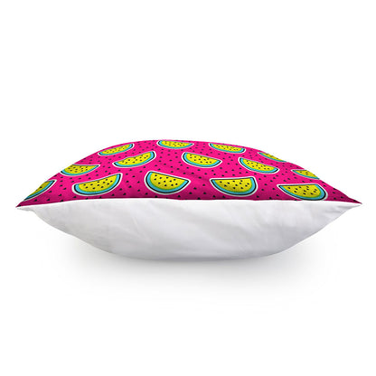 Purple Fancy Watermelon Pattern Print Pillow Cover