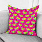 Purple Fancy Watermelon Pattern Print Pillow Cover