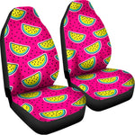 Purple Fancy Watermelon Pattern Print Universal Fit Car Seat Covers